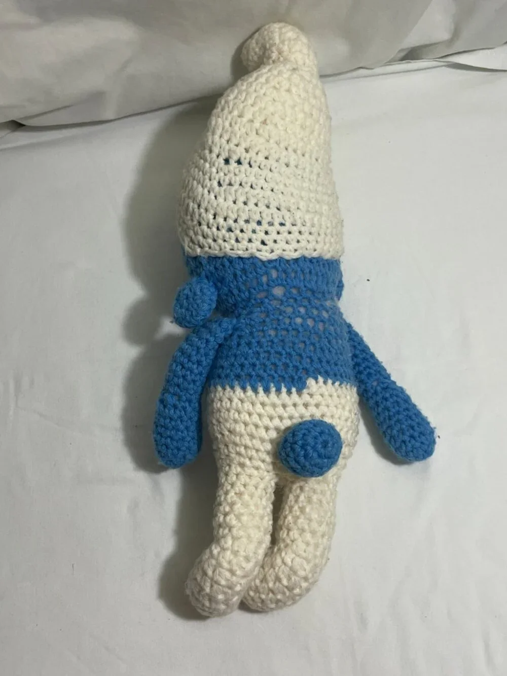Handmade Crochet Smurf Plush Doll 16